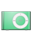 iPod Shuffle Green Icon 32x32 png